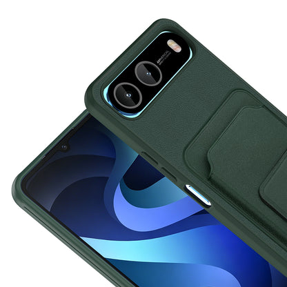 İnfinix Hot 60i 5G Kılıf Kartlıklı TPU Zore Bikart Kapak