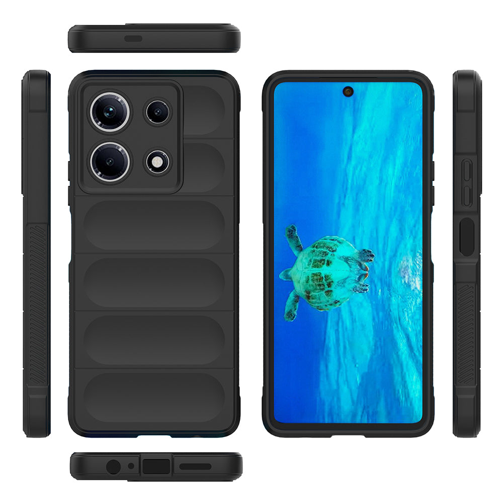 İnfinix Note 30 4G Kılıf Esnek TPU Oyuklu Arka Yüzey Tasarımlı Zore Etnik Silikon Kapak