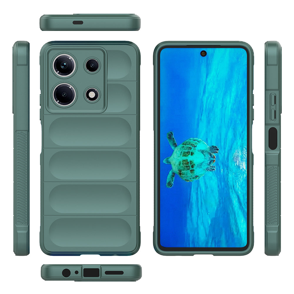 İnfinix Note 30 4G Kılıf Esnek TPU Oyuklu Arka Yüzey Tasarımlı Zore Etnik Silikon Kapak