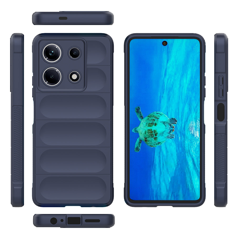 İnfinix Note 30 4G Kılıf Esnek TPU Oyuklu Arka Yüzey Tasarımlı Zore Etnik Silikon Kapak