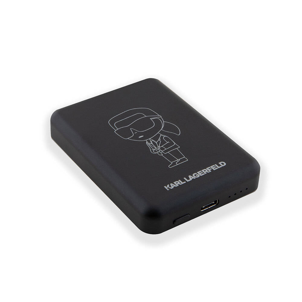 Karl Lagerfeld Led Işıklı Göstergeli M-safe Magnetik Orjinal Lisanslı Powerbank 3000 Mah