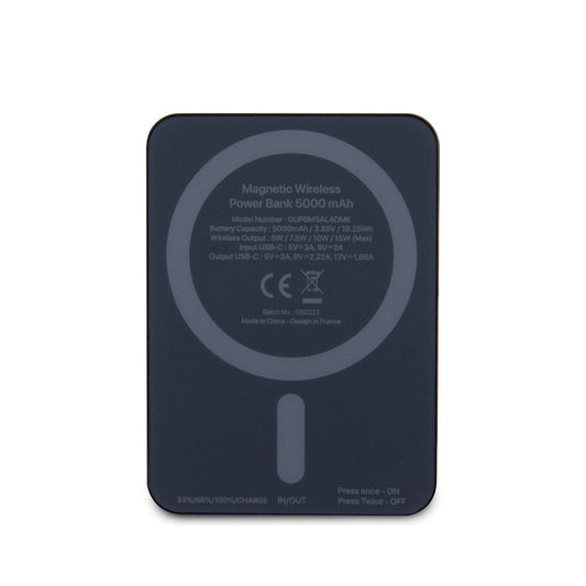 Karl Lagerfeld Led Işıklı Göstergeli M-safe Magnetik Orjinal Lisanslı Powerbank 5000 Mah