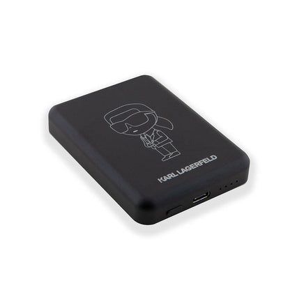 Karl Lagerfeld Led Işıklı Göstergeli M-safe Magnetik Orjinal Lisanslı Powerbank 5000 Mah