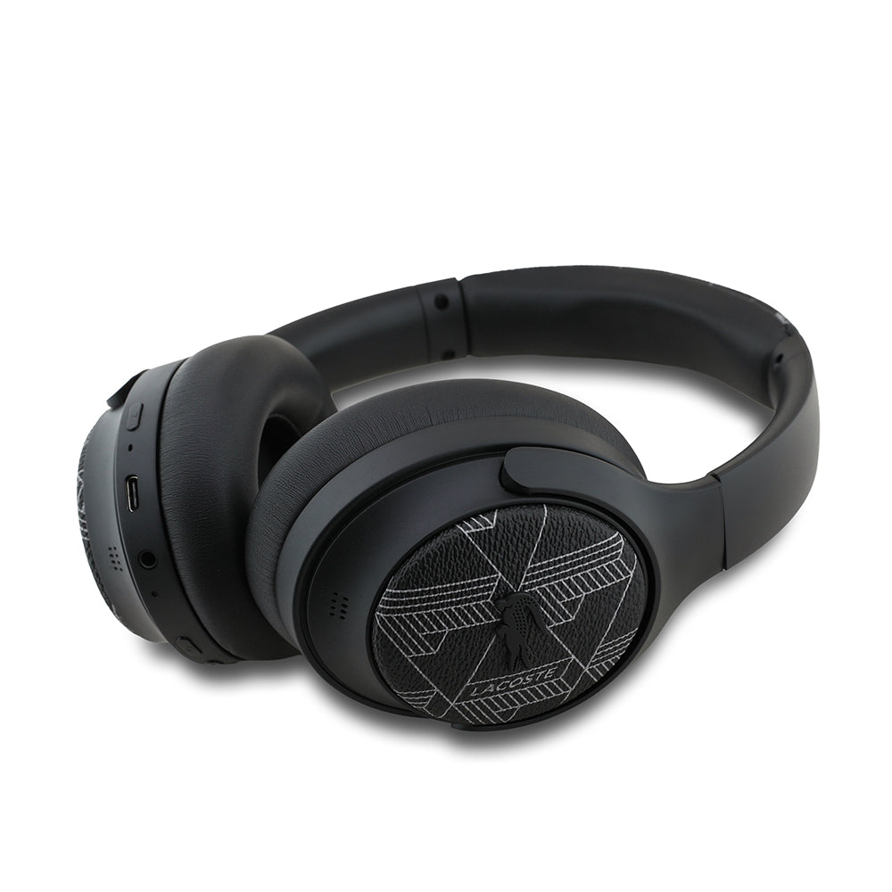 Lacoste Orjinal Lisanslı LH01 ANC Taşıma Çantalı Katlanabilir Kulak Üstü Bluetooth Kulaklık v5.4
