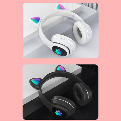 Lapas P40 Kedi Kulaklı Tasarımlı RGB Işıklı Bluetooth Kulaklık