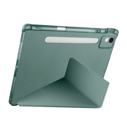 Lenovo Idea Tab Pro 12.7 TB-373FU Kılıf Zore Tri Folding Kalem Bölmeli Standlı Kılıf