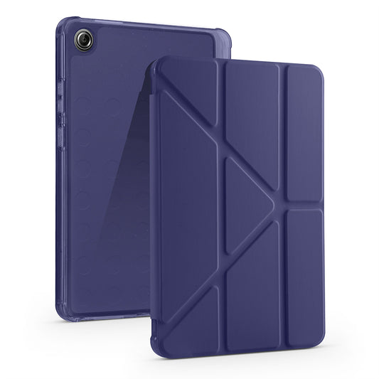 Lenovo Tab One 8.7 TB-305FU Kılıf Zore Tri Folding Kalem Bölmeli Standlı Kılıf