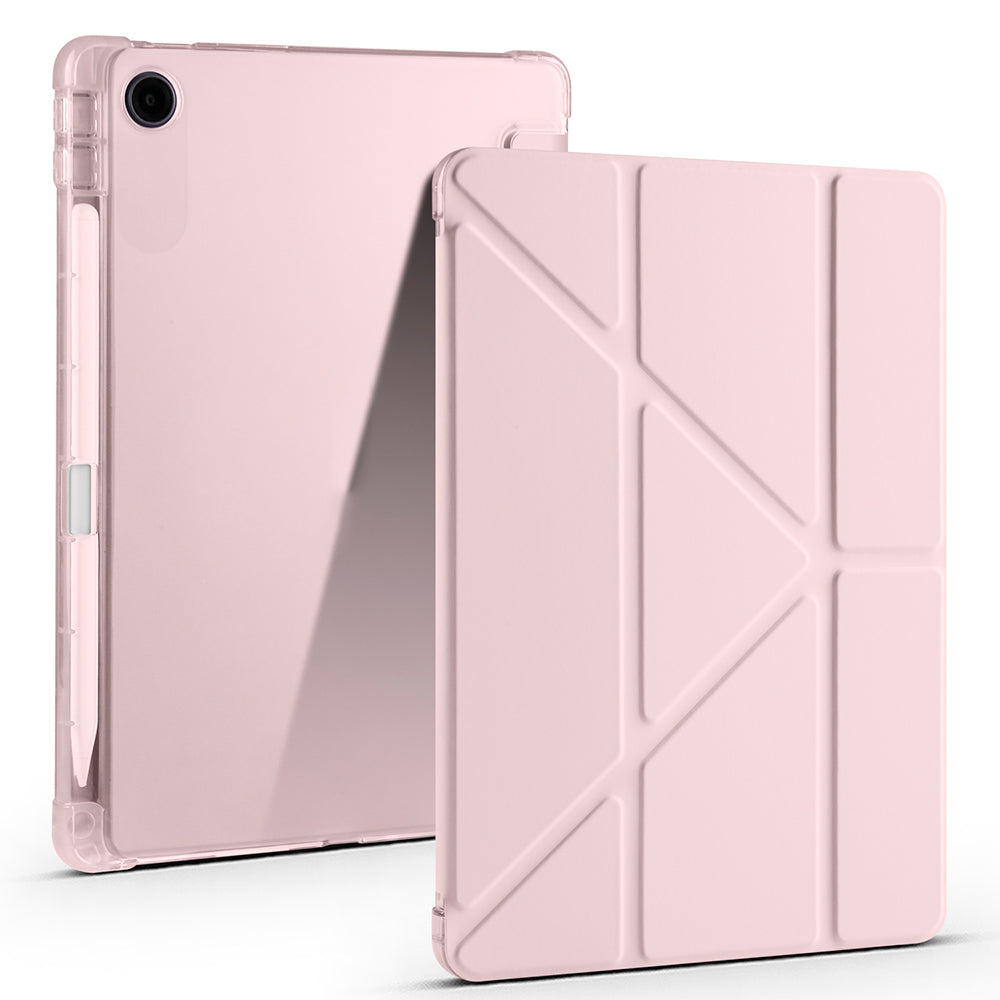 Lenovo Tab TB-311FU Kılıf Zore Tri Folding Kalem Bölmeli Standlı Kılıf