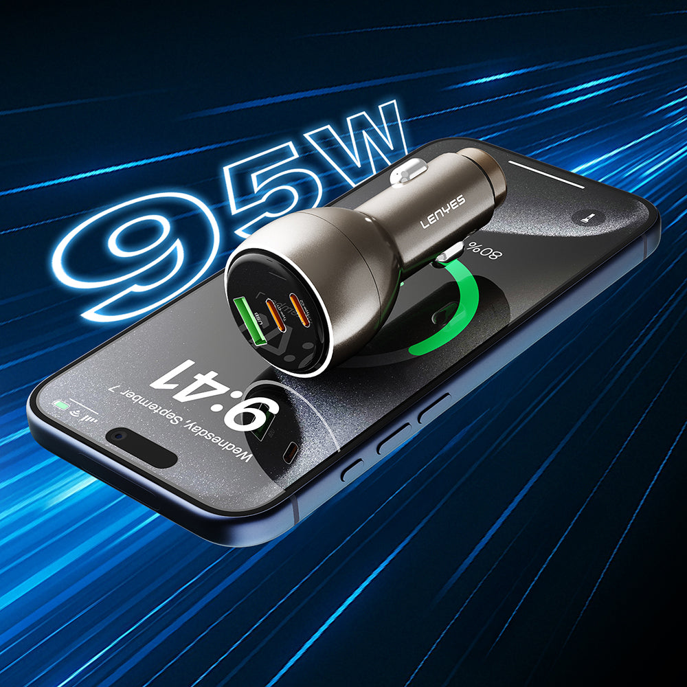Lenyes CA61 Hızlı Şarj Özellikli USB-A Portlu Araç Şarj Aleti 18W