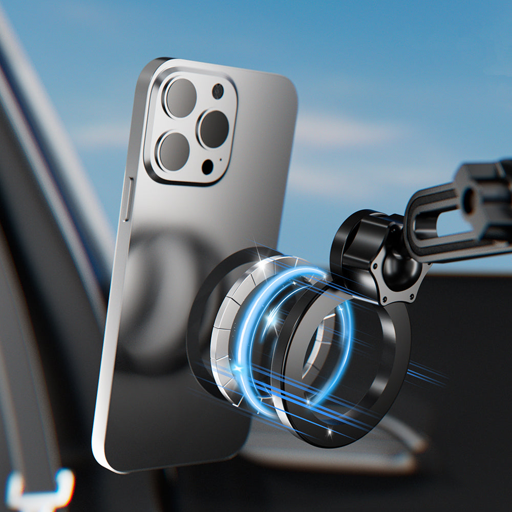 Lenyes CR189 360 Derece Dönebilen 2 in 1 Araç Telefon Tutucu ve Bardak Tutucu