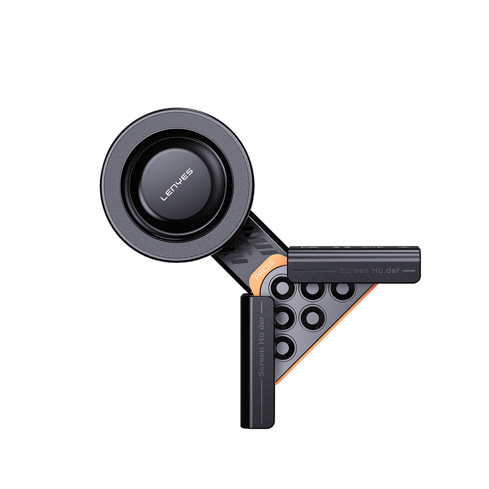 Lenyes CR210 360 Dönebilen V Köşeli Magnetik Araç İçi Telefon Tutucu