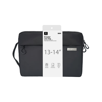 Lenyes LB575 Creator Serisi Darbe Emici Su Geçirmez Polyester Kumaş 13-14 inç Laptop Çantası