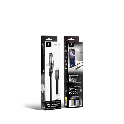 Lenyes LC553 Type-C to Type-C E-MARK Çipli Standlı Data ve Şarj Kablosu 100W 1M