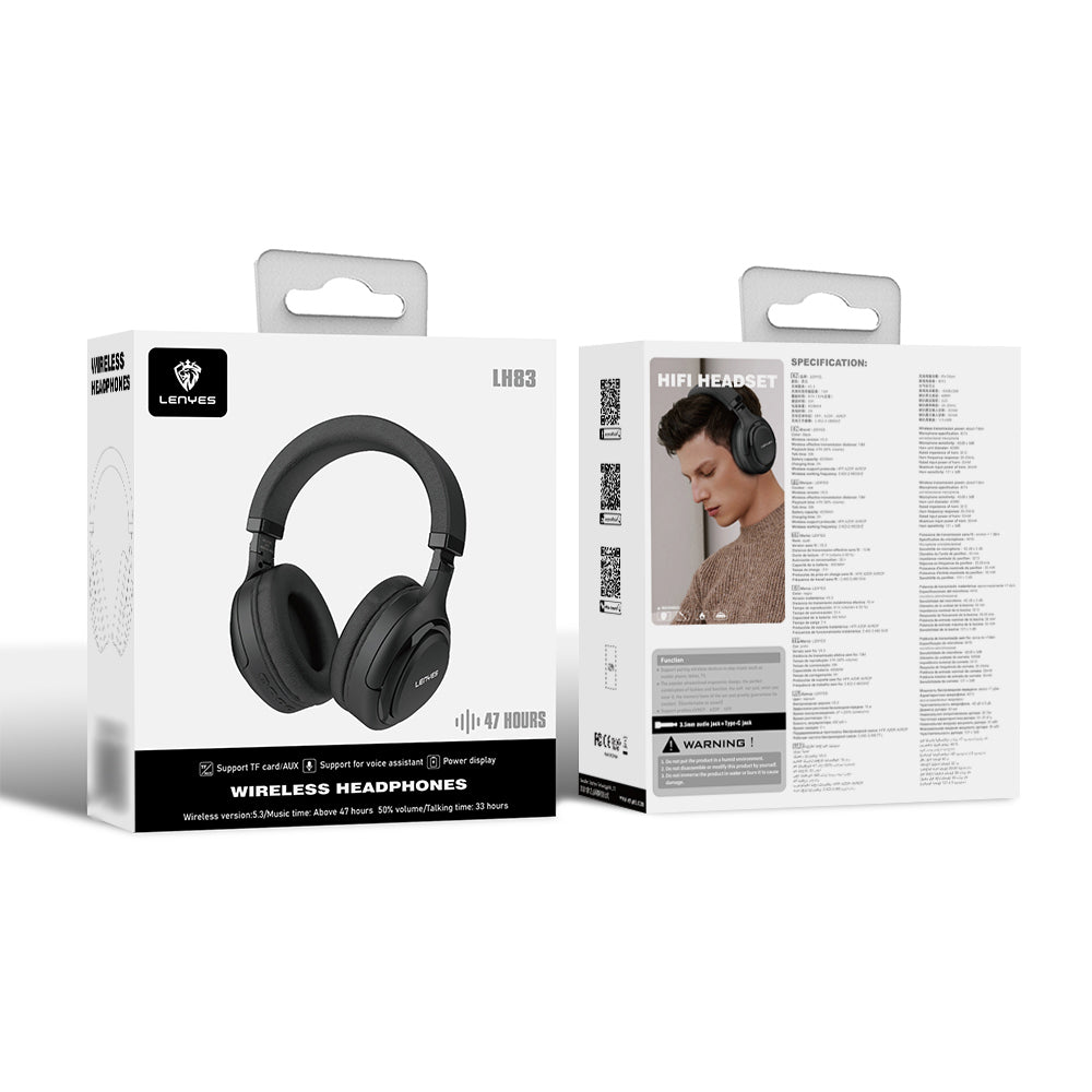 Lenyes LH83 ANC Özellikli TWS Kulak Üstü Bluetooth Kulaklık v5.3