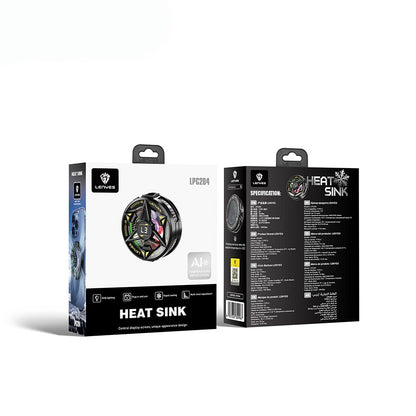 Lenyes LPC204 Yapay Zeka Destekli RGB Işıklı Alüminyum Telefon Soğutucu Fan