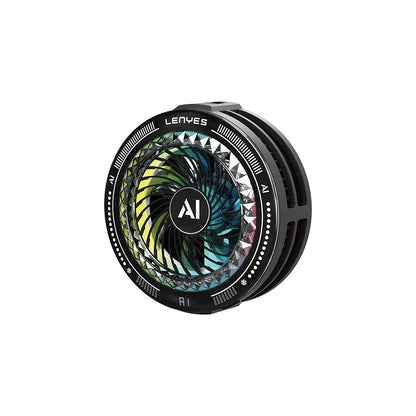 Lenyes LPC205 Akıllı Sıcaklık Kontrollü Adaptif AI Modlu RGB Işıklı Alüminyum Telefon Soğutucu Fan