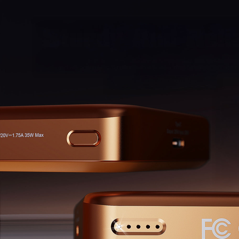 Lenyes PW1018D 35W Dijital LED Göstergeli Qi2 Teknolojili Wireless Powerbank 25W 10000mAh