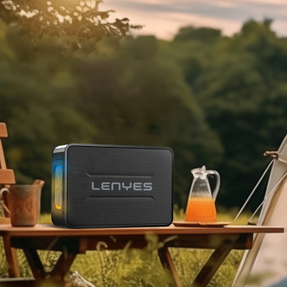 Lenyes S859 RGB Işıklı Çift Mikrofonlu TWS Bluetooth Speaker Hoparlör v5.3