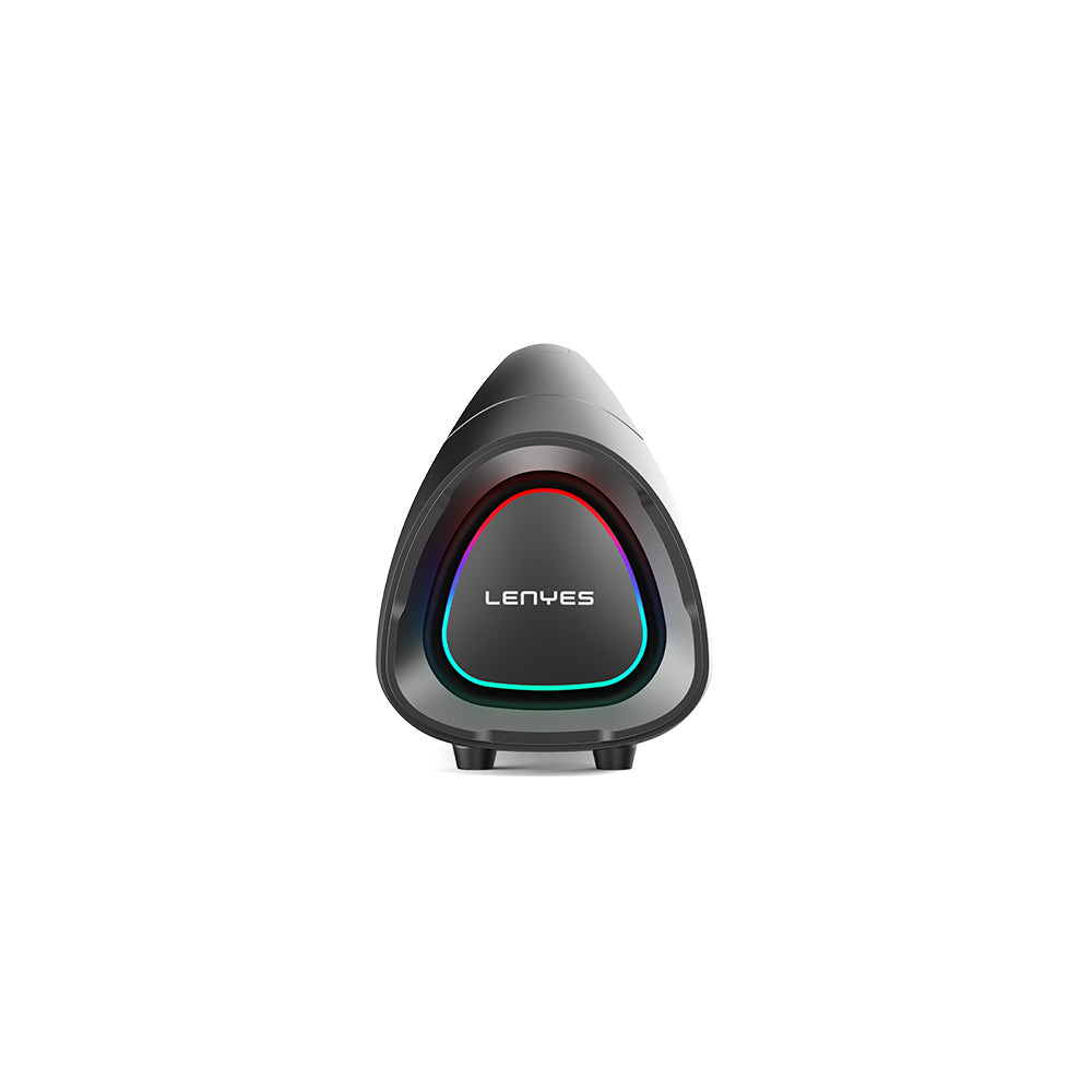 Lenyes S873 RGB Işıklı Taşınabilir Kumandalı&Mikrofonlu TWS Bluetooth Speaker Hoparlör v5.3