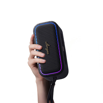 Lenyes S891 RGB Işıklı Taşınabilir Su Geçirmez OTG-TWS Bluetooth Hoparlör v5.3 80W