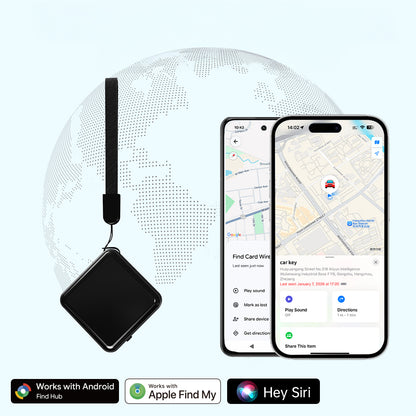 Micflip P25 Suya Dayanıklı iOS ve Android Cihazlar için Type-C Şarj Portlu Akıllı Takip Cihazı