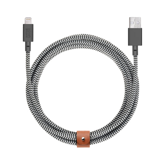 Native Union Belt Serisi USB-A to Lightning Şarj Kablosu 3M