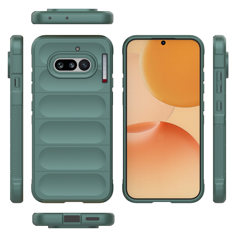 Nothing Phone 4A Kılıf Esnek TPU Oyuklu Arka Yüzey Tasarımlı Zore Etnik Silikon Kapak