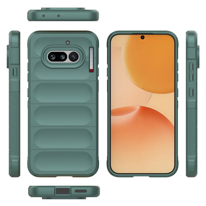 Nothing Phone 4A Kılıf Esnek TPU Oyuklu Arka Yüzey Tasarımlı Zore Etnik Silikon Kapak