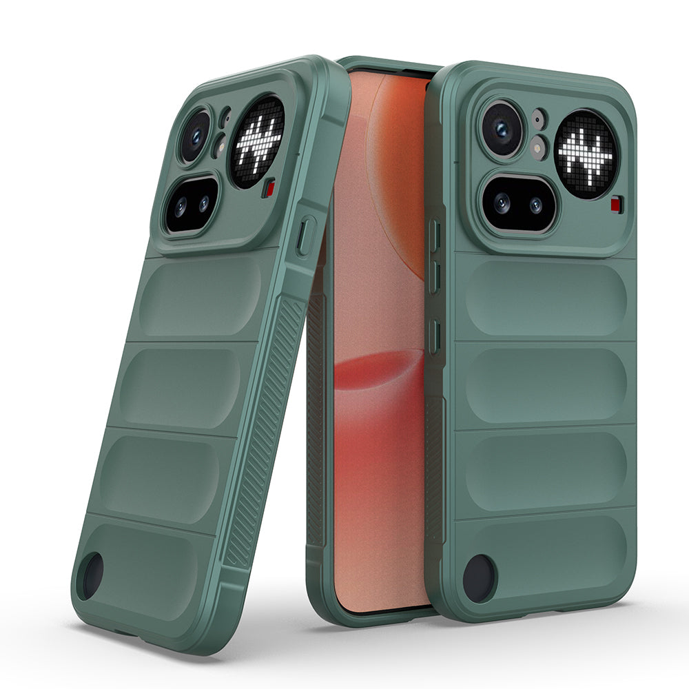 Nothing Phone 4A Pro Kılıf Esnek TPU Oyuklu Arka Yüzey Tasarımlı Zore Etnik Silikon Kapak
