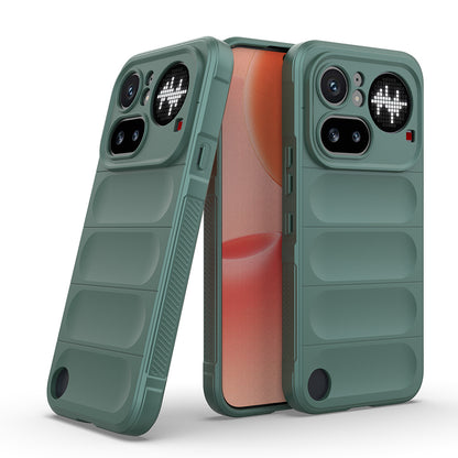 Nothing Phone 4A Pro Kılıf Esnek TPU Oyuklu Arka Yüzey Tasarımlı Zore Etnik Silikon Kapak