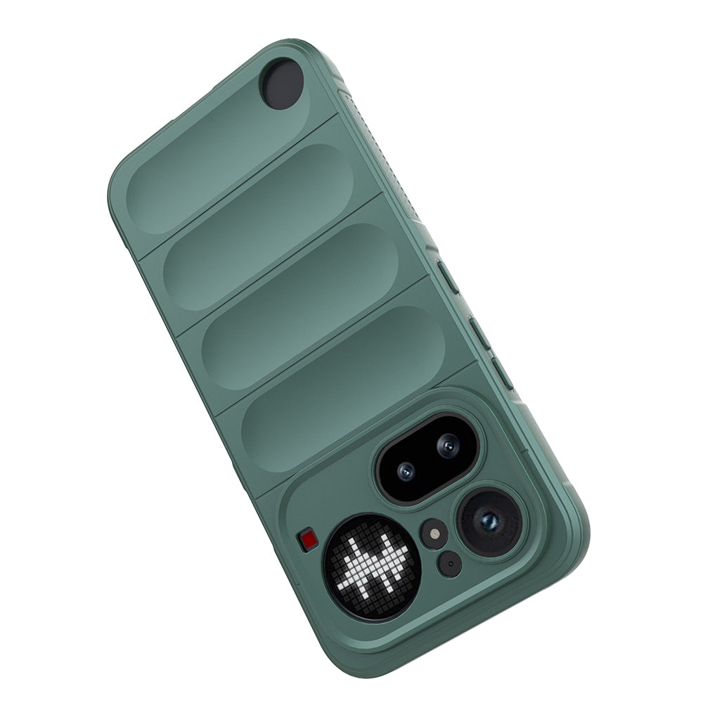 Nothing Phone 4A Pro Kılıf Esnek TPU Oyuklu Arka Yüzey Tasarımlı Zore Etnik Silikon Kapak