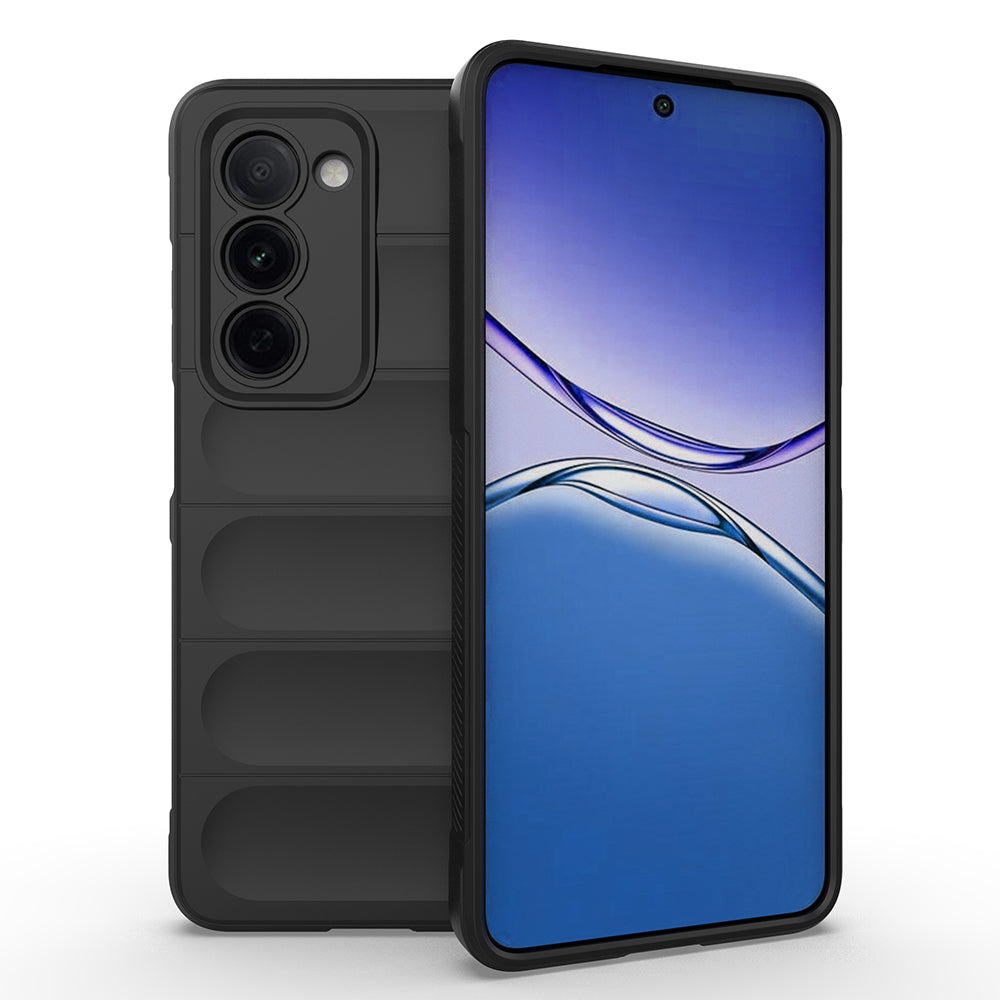 Oppo A5 Kılıf Esnek TPU Oyuklu Arka Yüzey Tasarımlı Zore Etnik Silikon Kapak