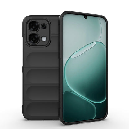 Oppo A6 Pro Kılıf Esnek TPU Oyuklu Arka Yüzey Tasarımlı Zore Etnik Silikon Kapak