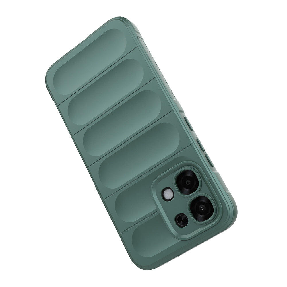 Oppo A6 Pro Kılıf Esnek TPU Oyuklu Arka Yüzey Tasarımlı Zore Etnik Silikon Kapak