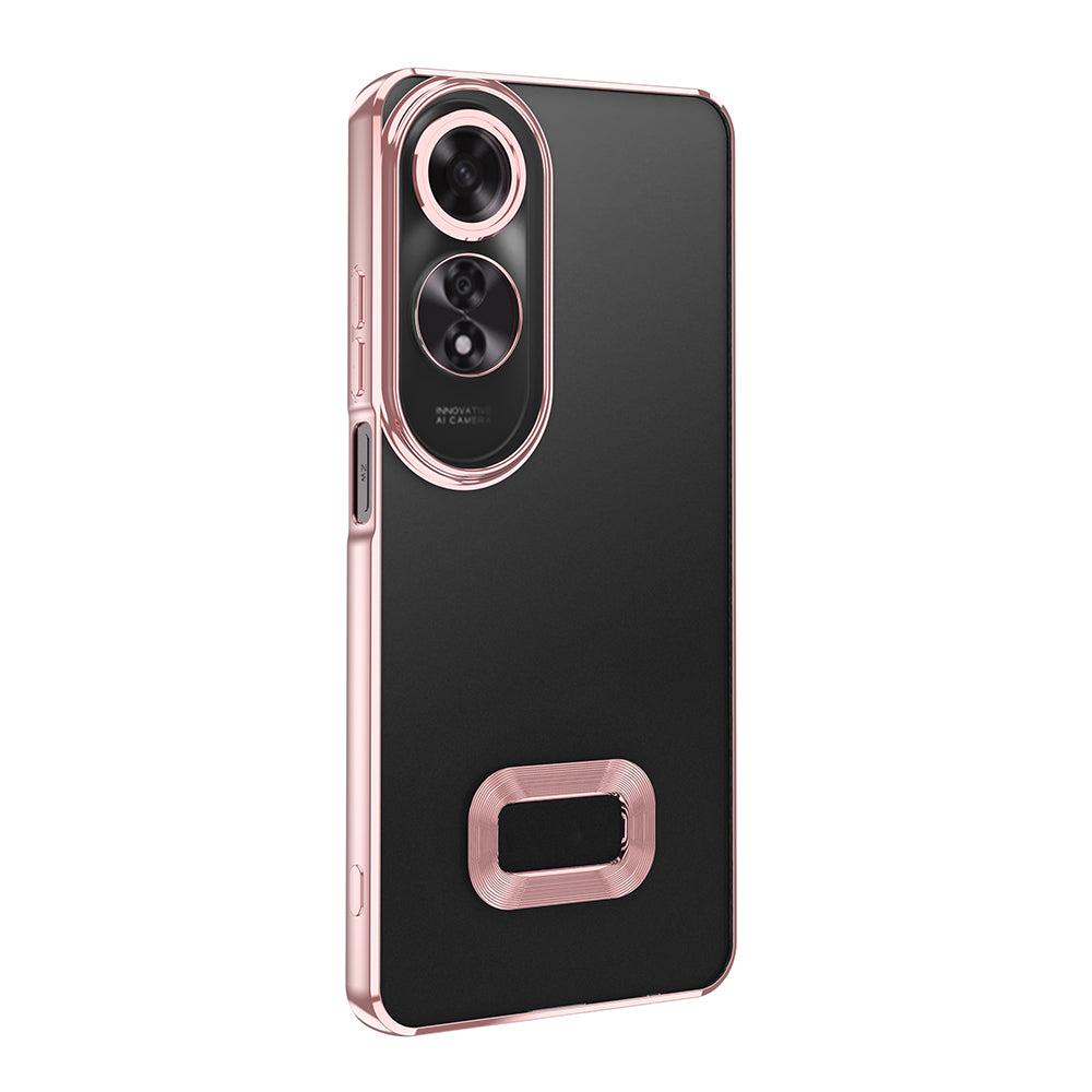 Oppo A60 Kılıf Kamera Korumalı Logo Gösteren Zore Omega Kapak