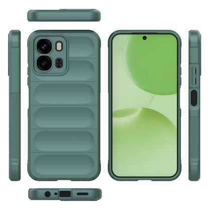 Oppo A6T Kılıf Esnek TPU Oyuklu Arka Yüzey Tasarımlı Zore Etnik Silikon Kapak