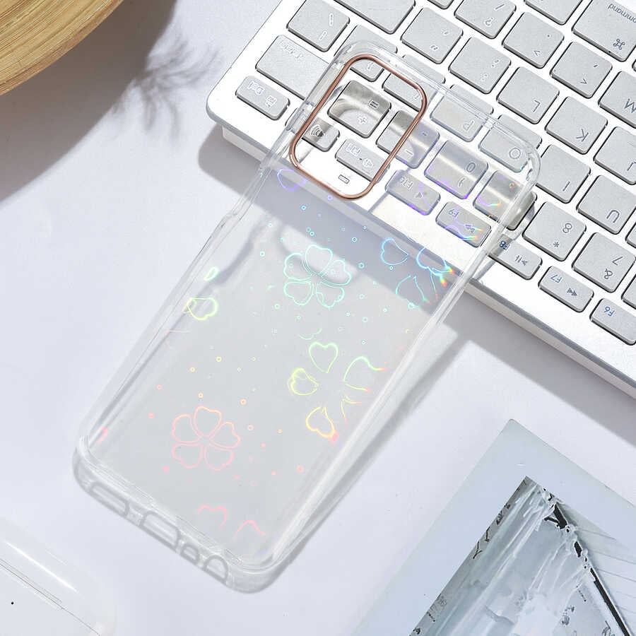 Oppo A74 4G Kılıf Zore Sidney Desenli Sert Kapak