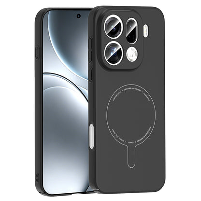 Oppo Find X9 Pro Kılıf M-Safe Şarj Özellikli Kamera Korumalı Zore Elio Sert PC Kapak
