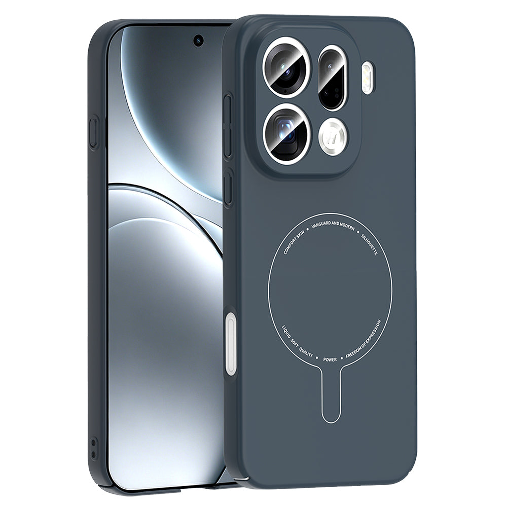 Oppo Find X9 Pro Kılıf M-Safe Şarj Özellikli Kamera Korumalı Zore Elio Sert PC Kapak