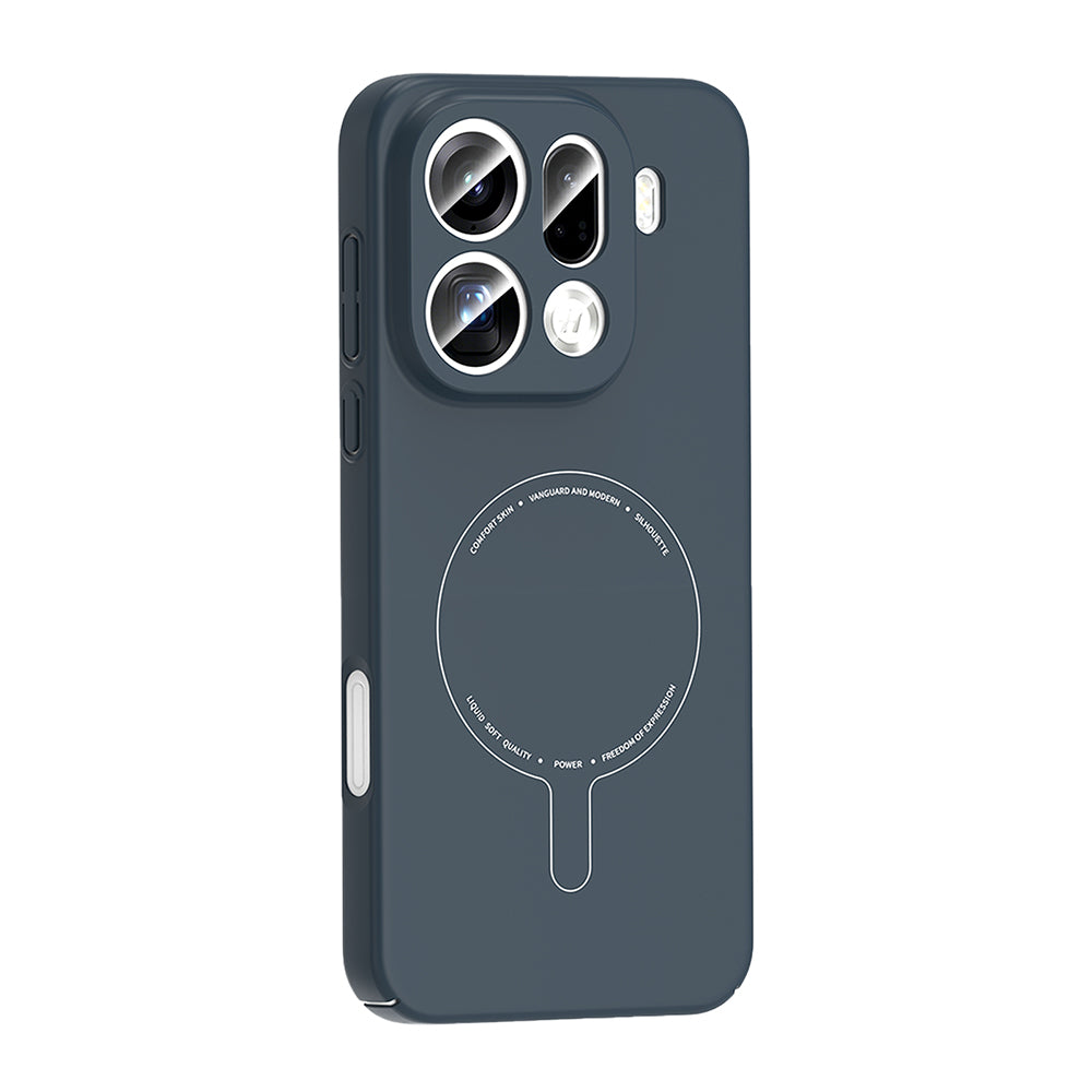 Oppo Find X9 Pro Kılıf M-Safe Şarj Özellikli Kamera Korumalı Zore Elio Sert PC Kapak