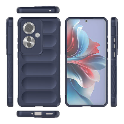 Oppo Reno 11F 5G Kılıf Esnek TPU Oyuklu Arka Yüzey Tasarımlı Zore Etnik Silikon Kapak