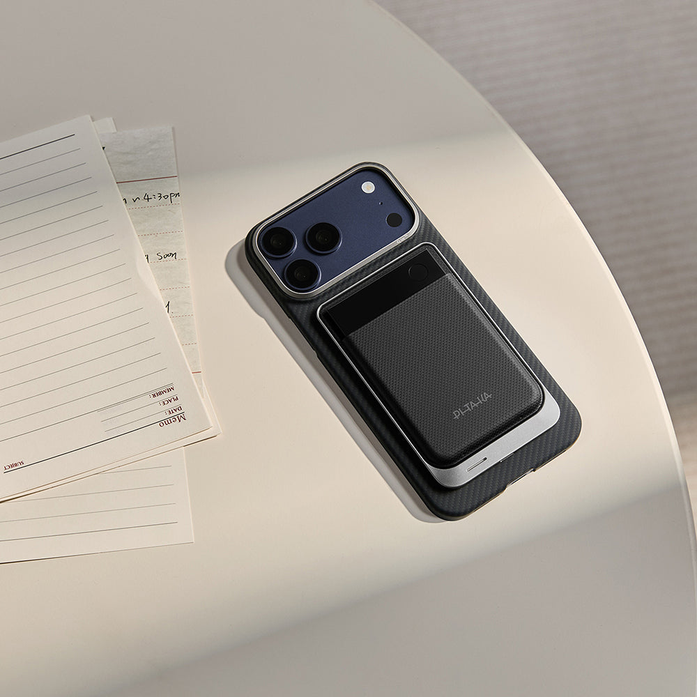 Pitaka Plaud Note Uyumlu Black Gray Serisi MagMod Kartlık ve Şarj Seti