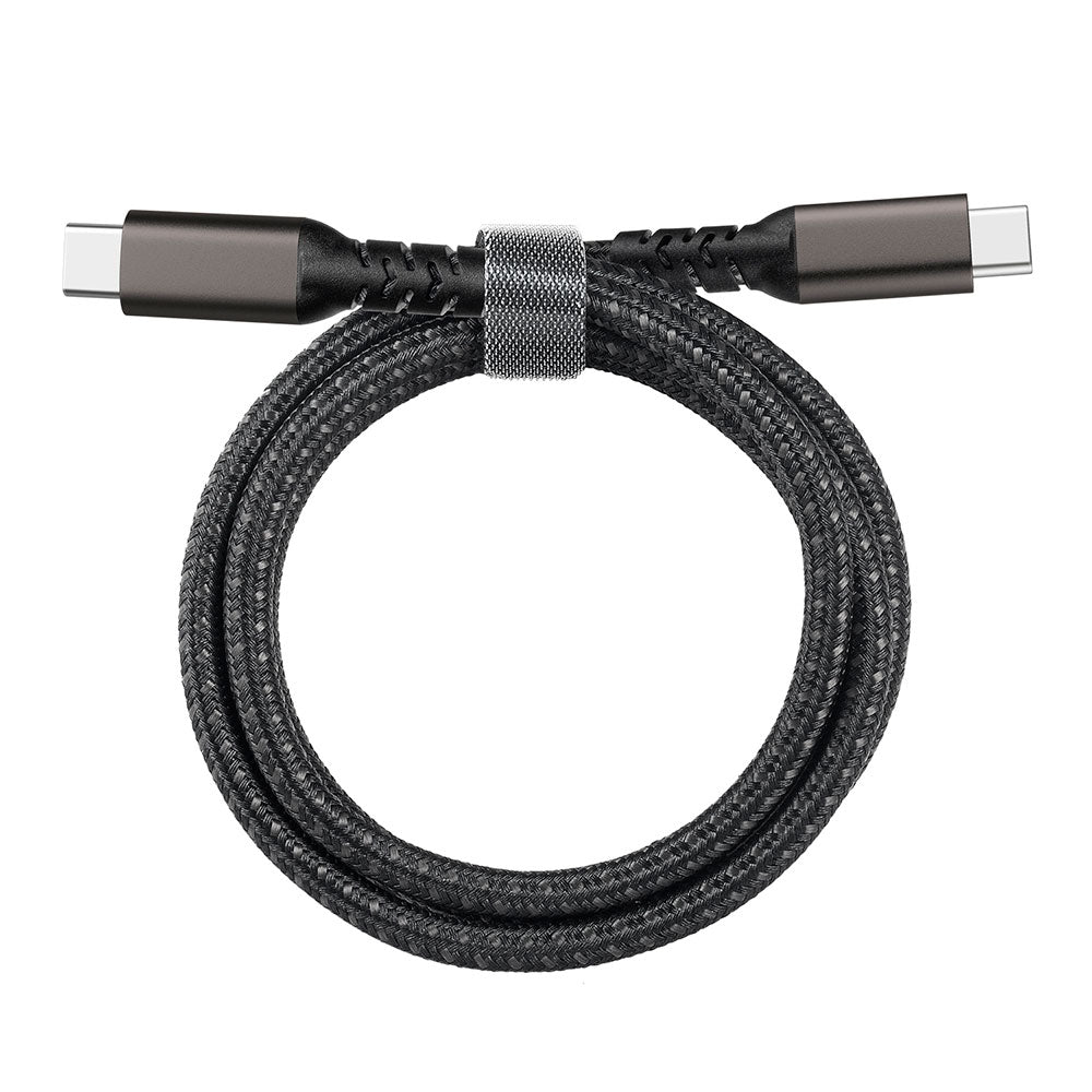 Qgeem 2.Jenerasyon Type-C to Type-C USB3.2 PD Data Kablosu 100W 20Gbps 4K@60Hz 0.5 Metre