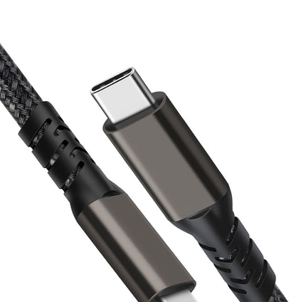 Qgeem 2.Jenerasyon Type-C to Type-C USB3.2 PD Data Kablosu 100W 20Gbps 4K@60Hz 2 Metre