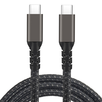Qgeem 2.Jenerasyon Type-C to Type-C USB3.2 PD Data Kablosu 100W 20Gbps 4K@60Hz 2 Metre