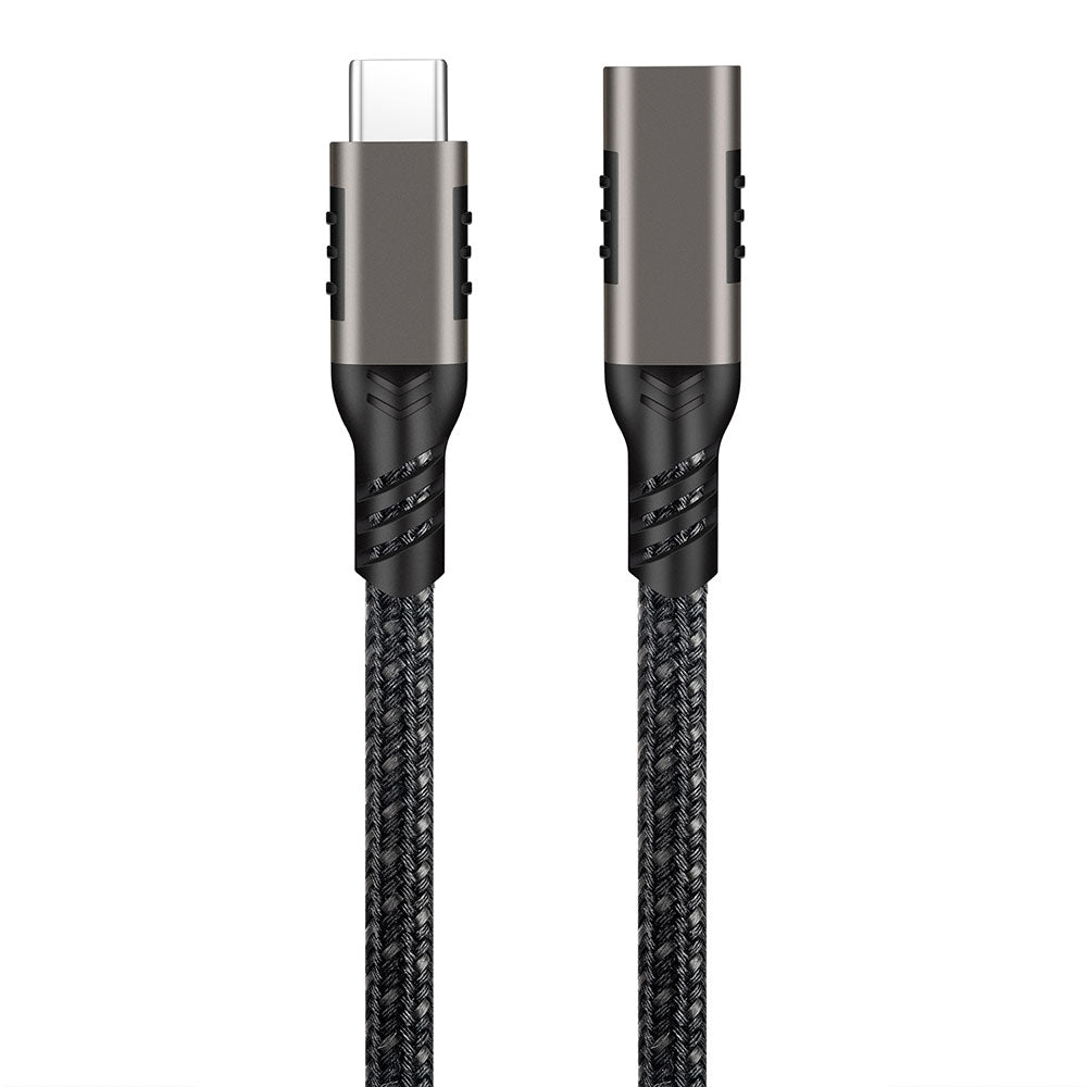 Qgeem Extension USB3.2 Type-C PD Uzatma Kablosu 100W 20Gbps 4K@60Hz 0.2 Metre