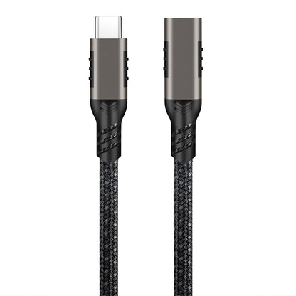 Qgeem Extension USB3.2 Type-C PD Uzatma Kablosu 100W 20Gbps 4K@60Hz 2 Metre