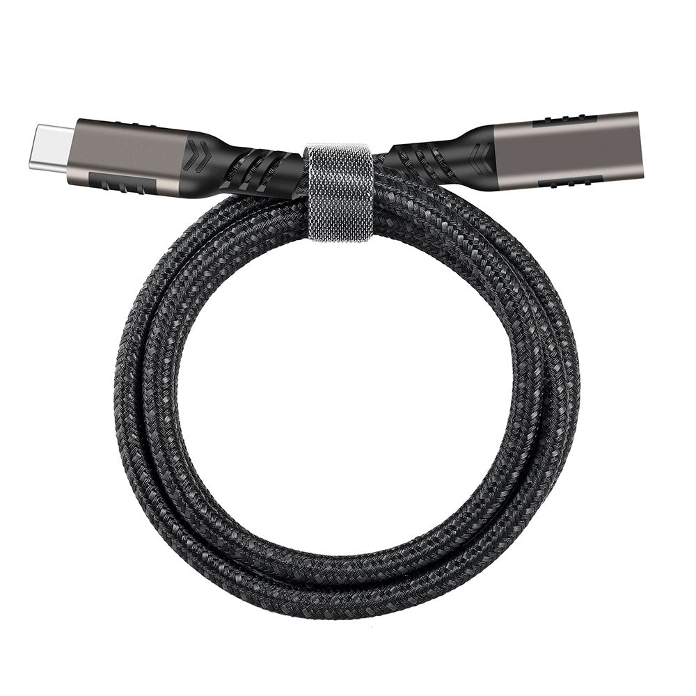 Qgeem Extension USB3.2 Type-C PD Uzatma Kablosu 100W 20Gbps 4K@60Hz 2 Metre