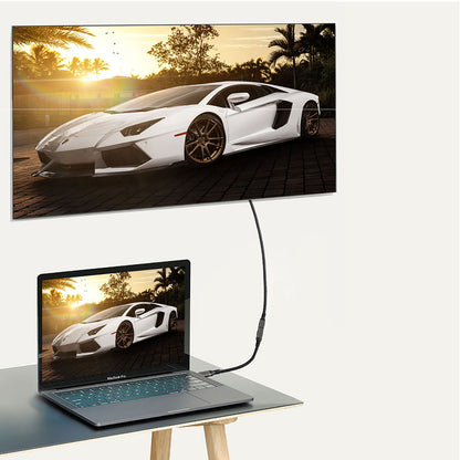 Qgeem Extension USB3.2 Type-C PD Uzatma Kablosu 100W 20Gbps 4K@60Hz 3 Metre