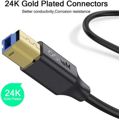 Qgeem QG-CVQ20 Usb Type-A To Usb Type-B Kablo 0.91M
